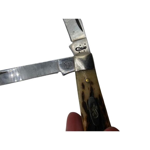 RARE 2018 Case Xx Amber Bone Caplifter Mini Trapper (6207 SS) - Picture 6 of 6